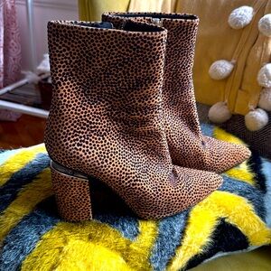Alexander Wang Jude Ankle Animal Print Boots